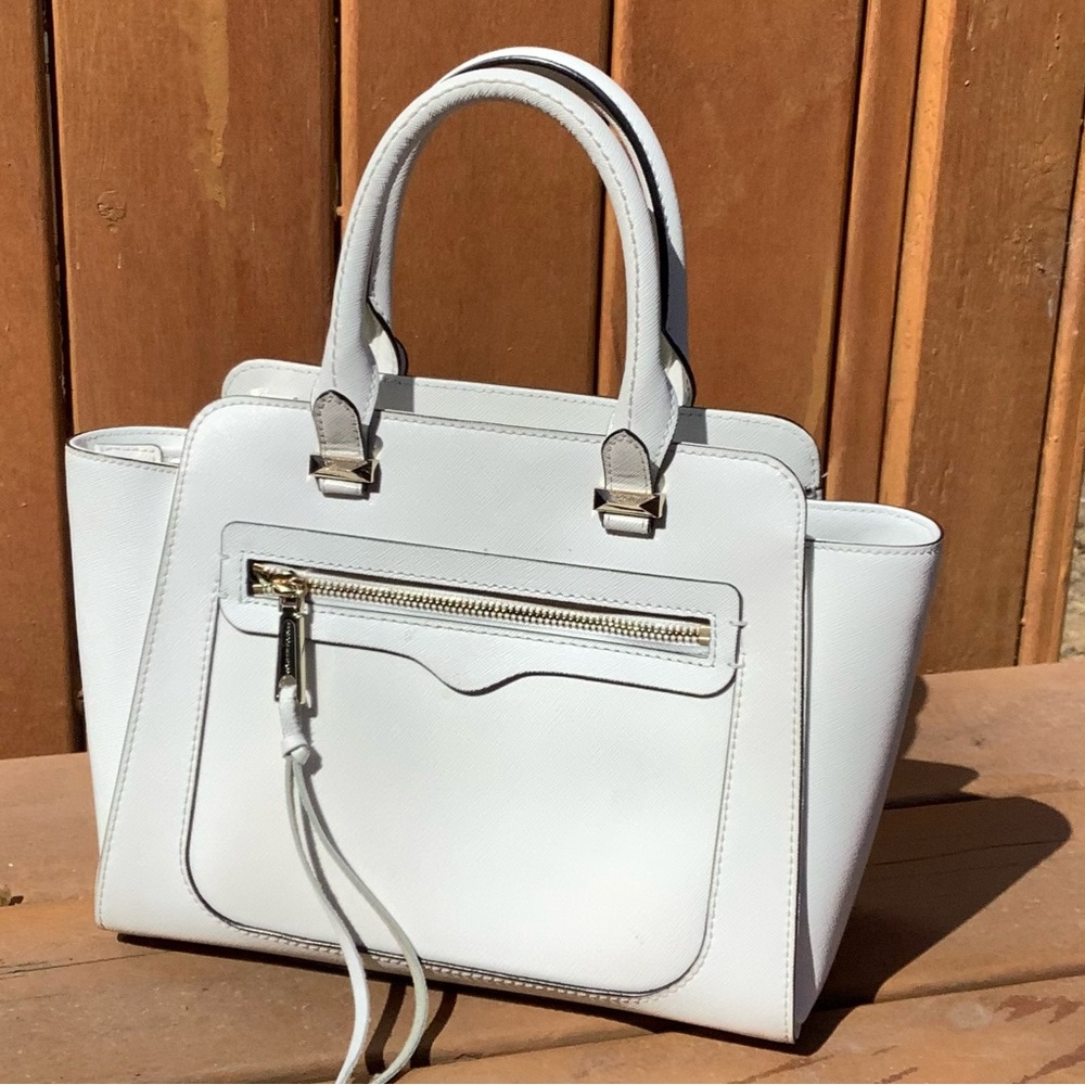 Rebecca  Minkoff Regan white crossbody leather NWOT satchel